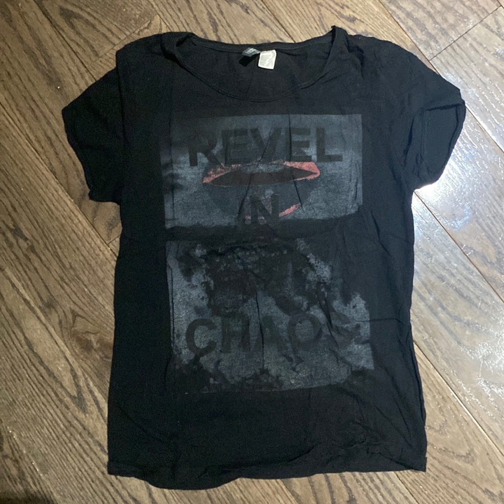 REVEL IN CHAOS t-shirt black